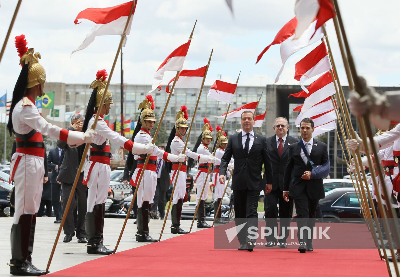 Dmitry Medvedev's working trip to Brazil