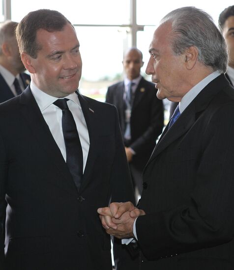 Dmitry Medvedev's working trip to Brazil