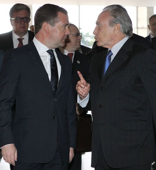 Dmitry Medvedev's working trip to Brazil