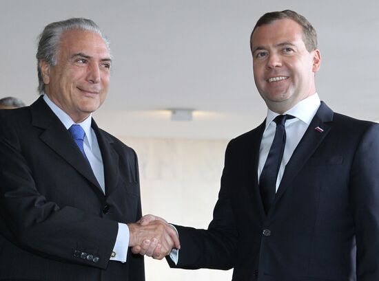 Dmitry Medvedev's working trip to Brazil