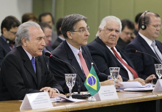 Dmitry Medvedev's working trip to Brazil