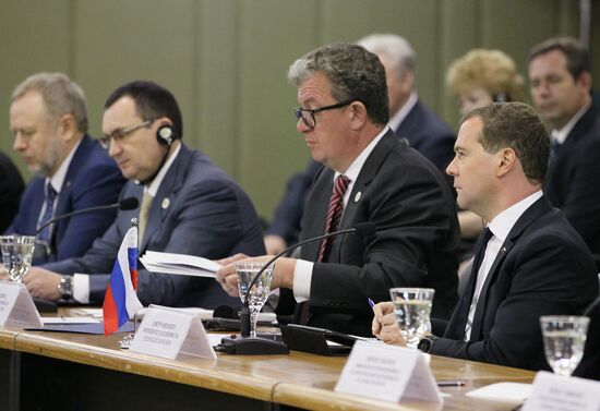 Dmitry Medvedev's working trip to Brazil