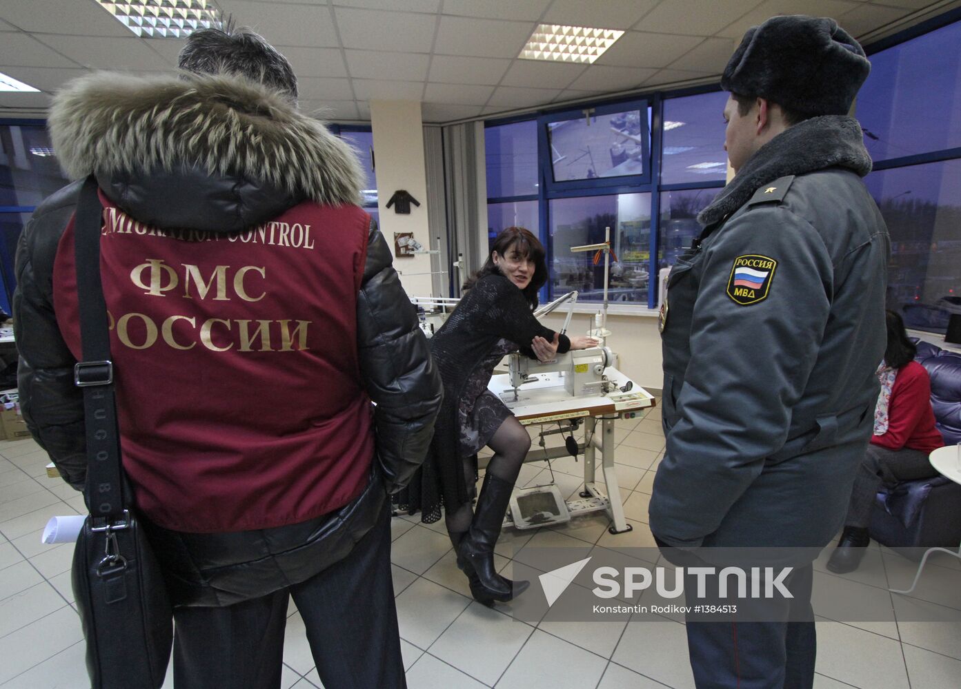 Migration patrol conducts raid in Moscow