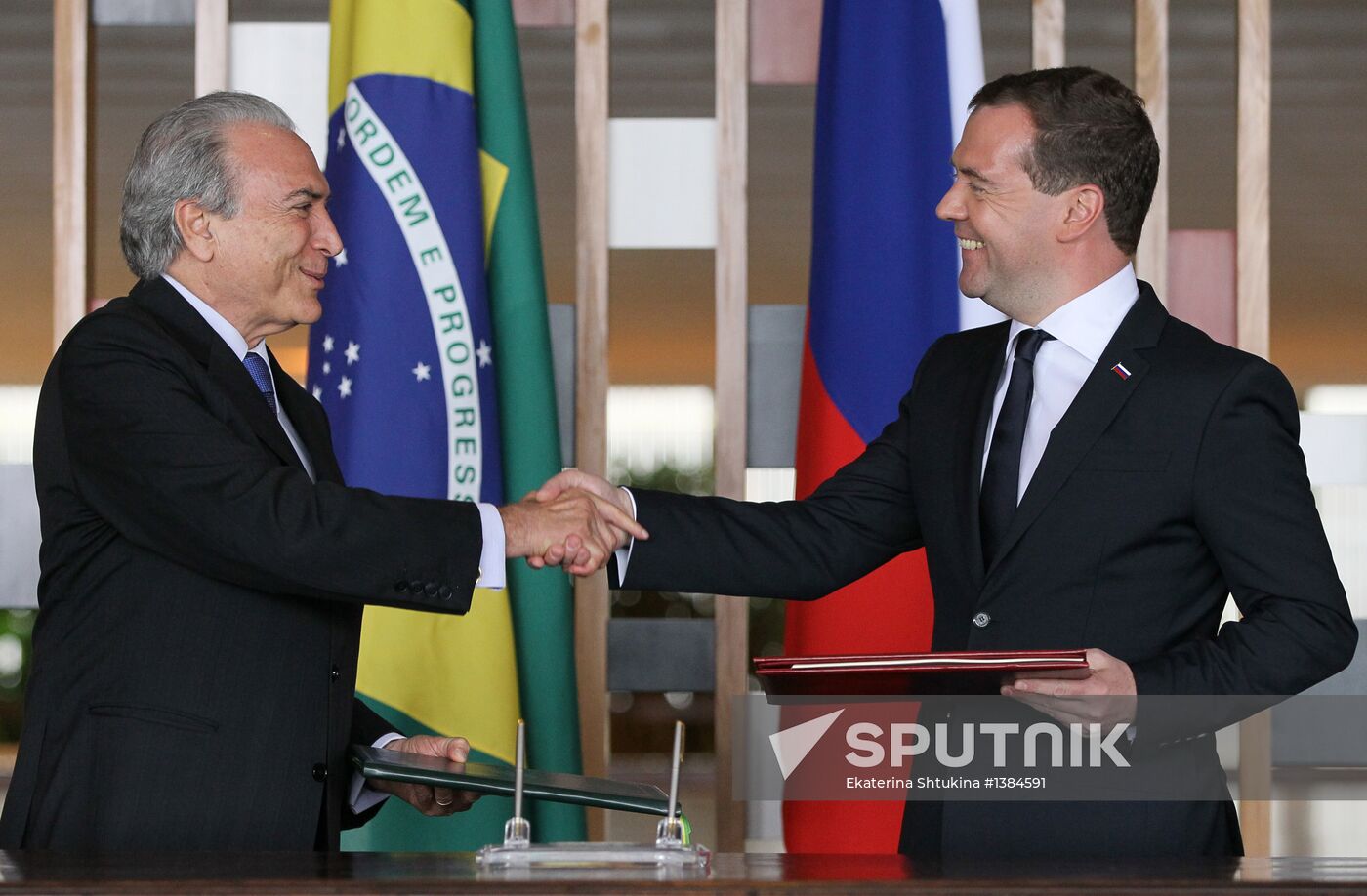 Dmitry Medvedev's working trip to Brazil
