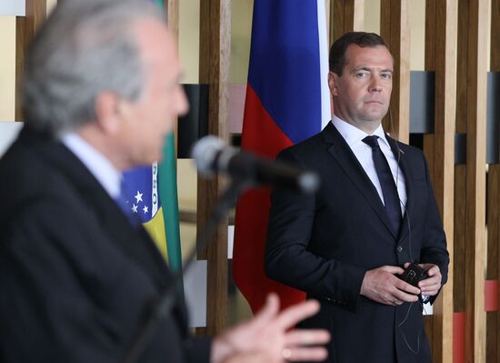 Dmitry Medvedev's working trip to Brazil
