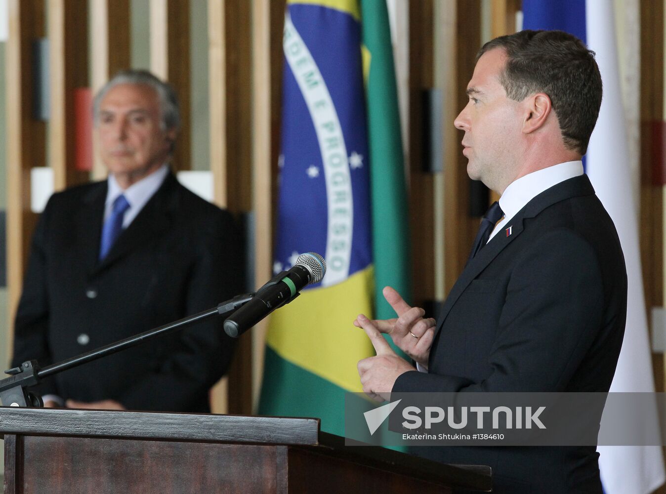 Dmitry Medvedev's working trip to Brazil