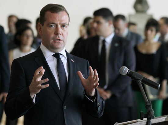 Dmitry Medvedev's working trip to Brazil