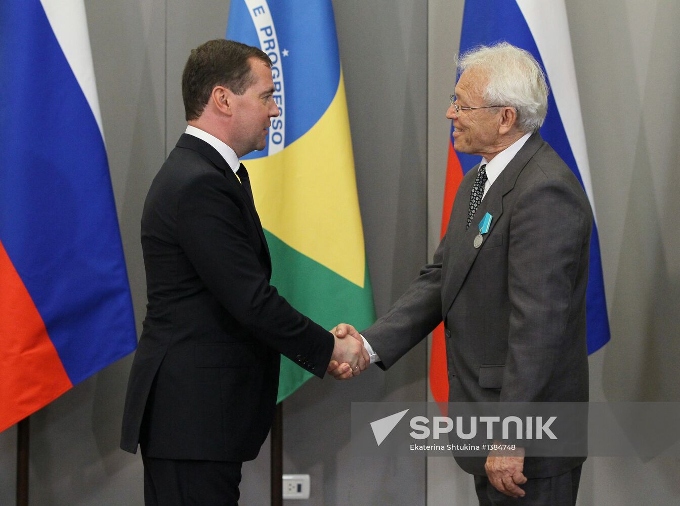 Dmitry Medvedev's working trip to Brazil