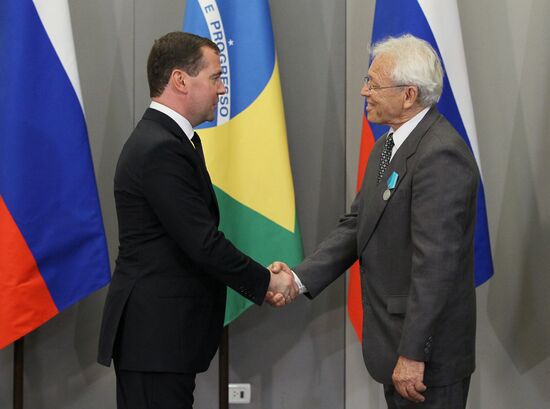 Dmitry Medvedev's working trip to Brazil