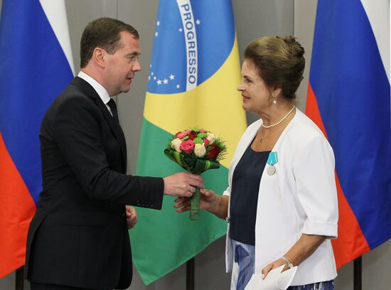 Dmitry Medvedev's working trip to Brazil