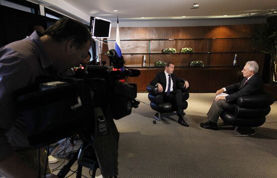 Dmitry Medvedev's working trip to Brazil