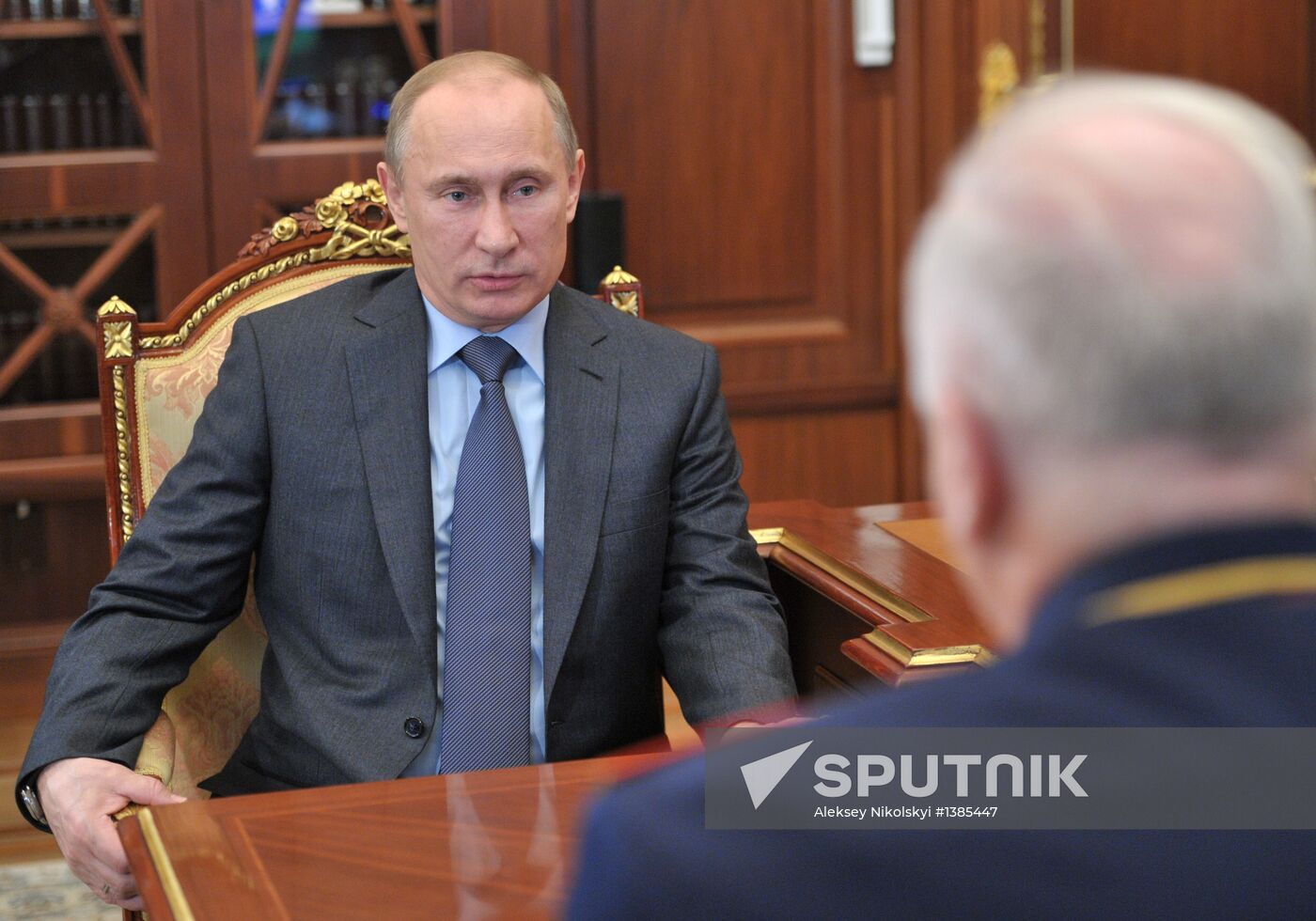 Vladimir Putin meets with Alexander Bastrykin