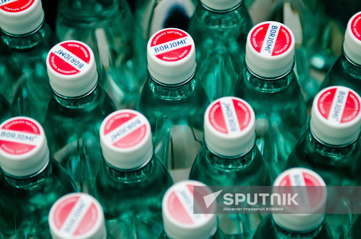 Production of Borjomi mineral water