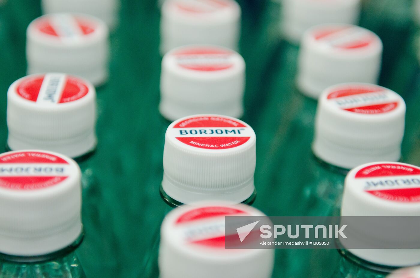 Production of Borjomi mineral water