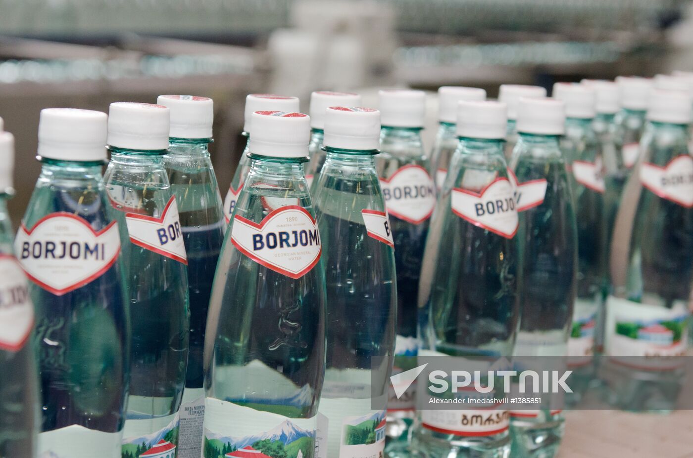 Production of Borjomi mineral water