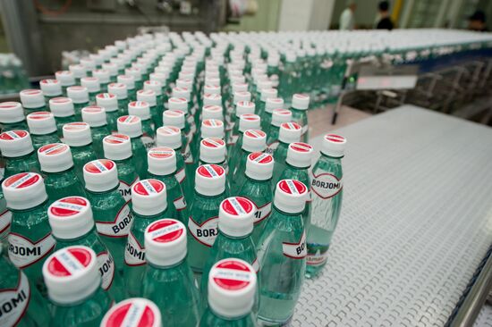 Production of Borjomi mineral water