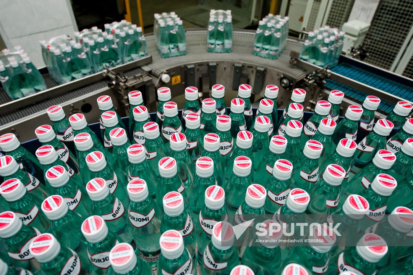 Production of Borjomi mineral water