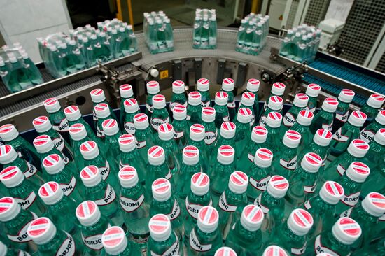 Production of Borjomi mineral water
