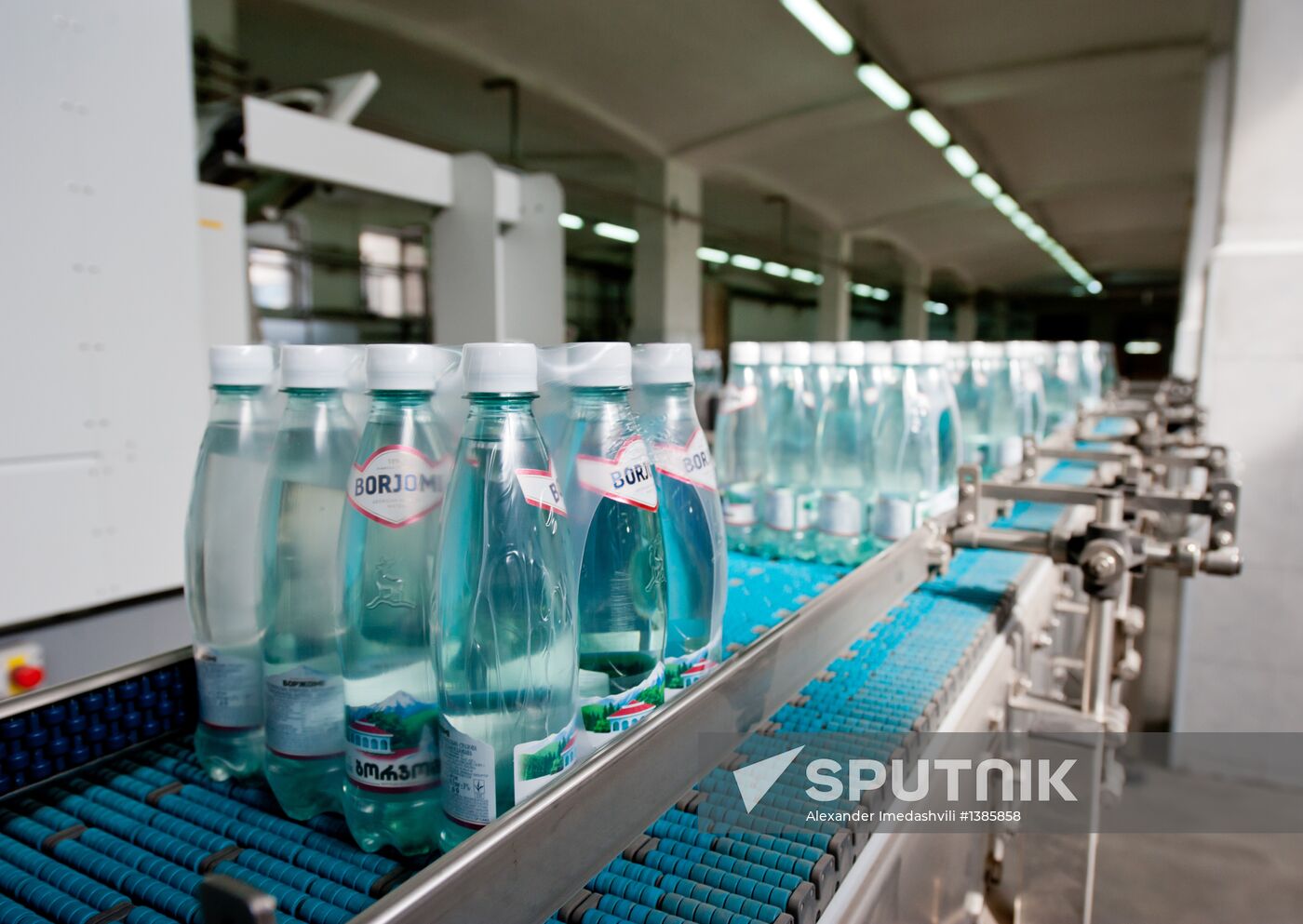 Production of Borjomi mineral water