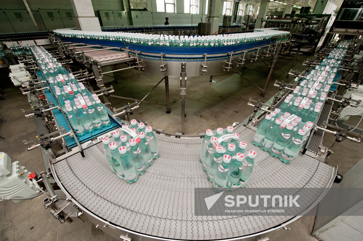 Production of Borjomi mineral water