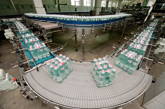Production of Borjomi mineral water