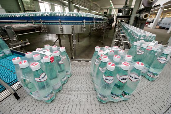 Production of Borjomi mineral water