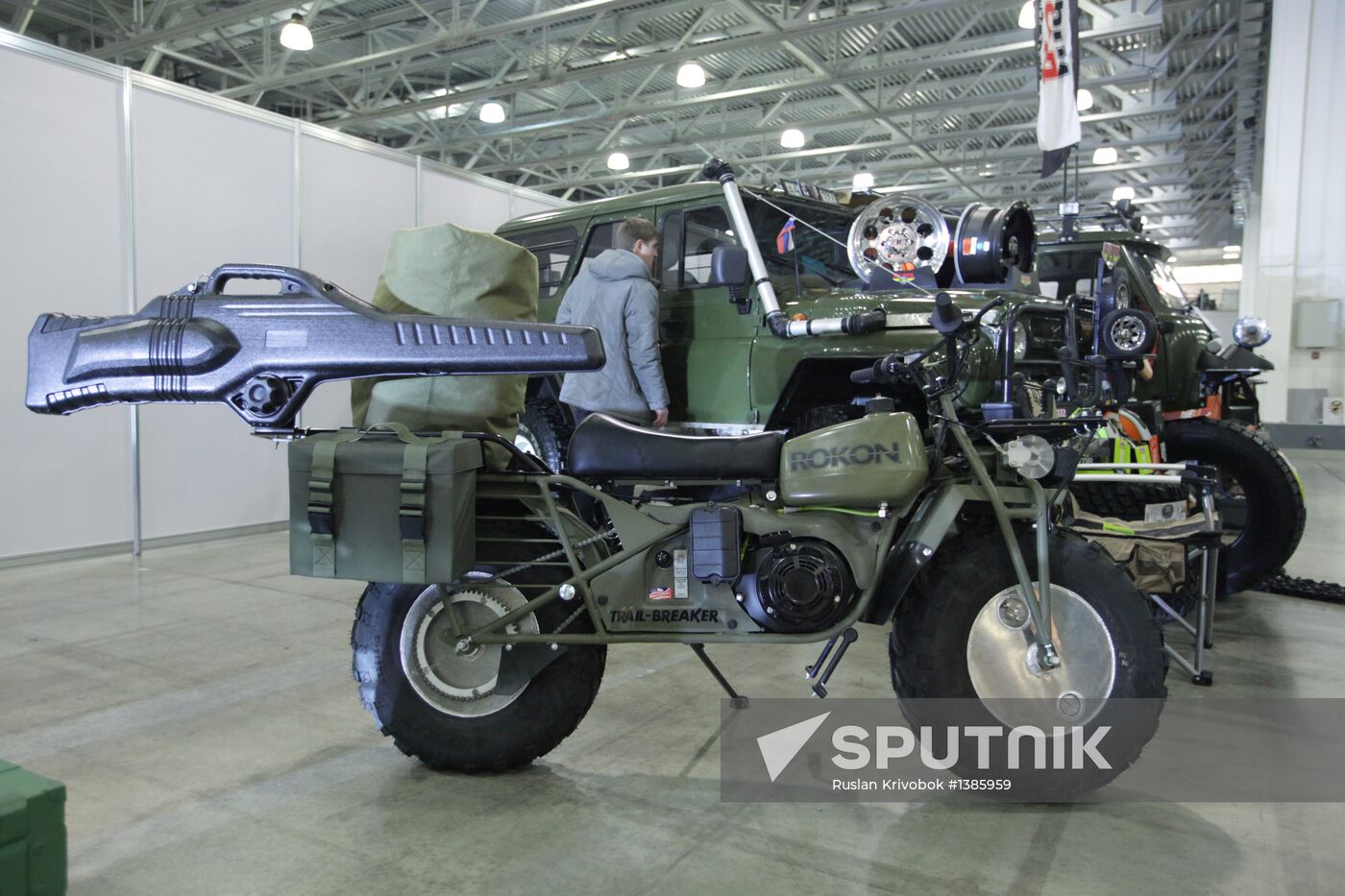 Vezdekhod, exhibition of all-terrain vehicles