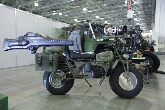 Vezdekhod, exhibition of all-terrain vehicles