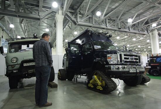 Vezdekhod, exhibition of all-terrain vehicles