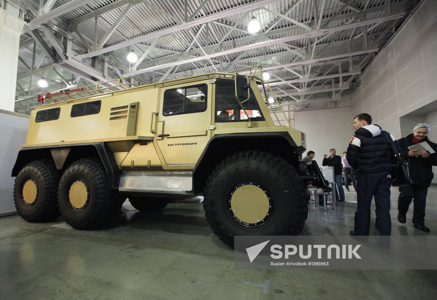 Vezdekhod, exhibition of all-terrain vehicles
