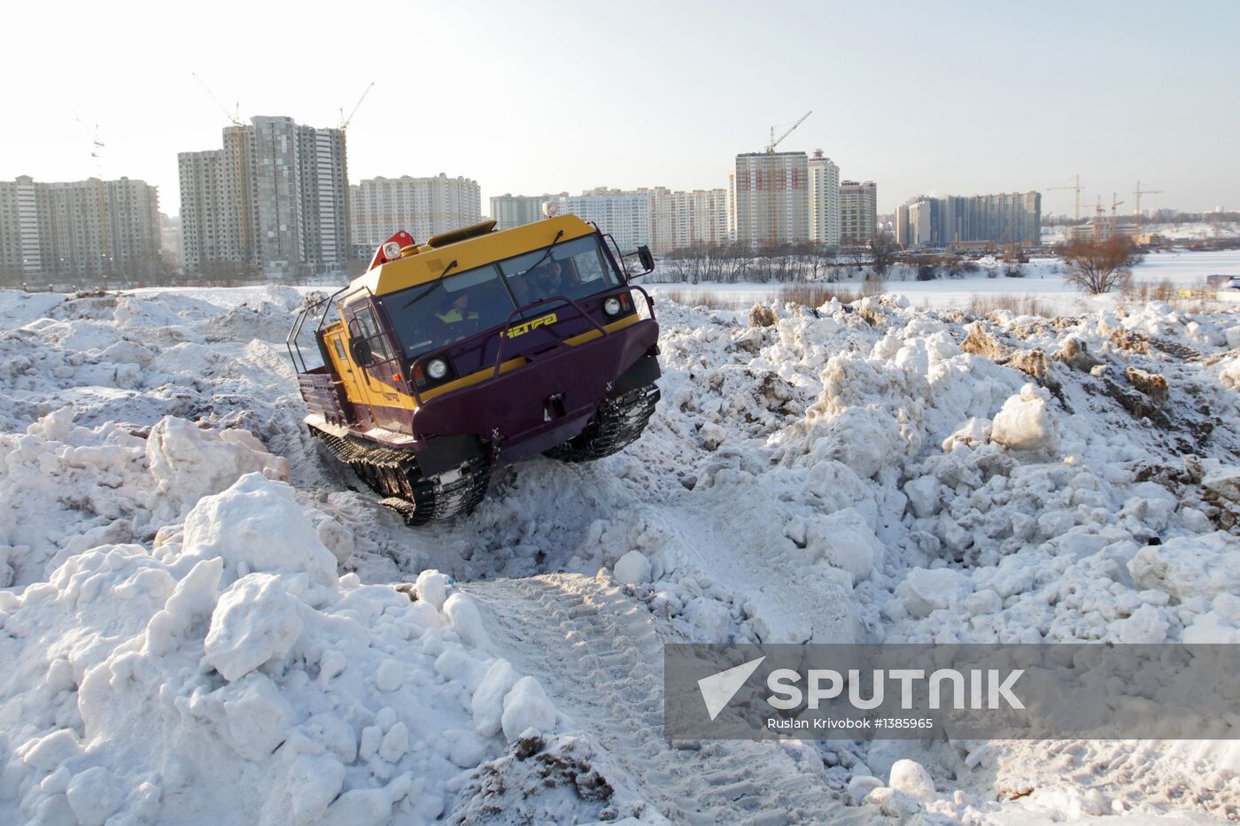 Vezdekhod, exhibition of all-terrain vehicles