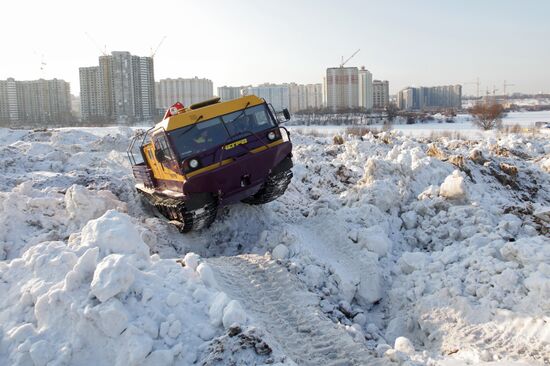 Vezdekhod, exhibition of all-terrain vehicles