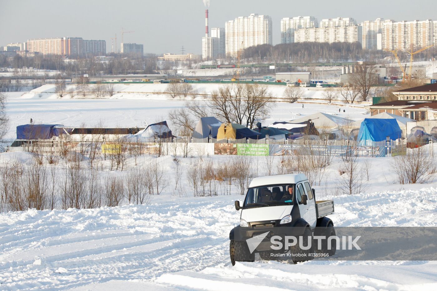 Vezdekhod, exhibition of all-terrain vehicles
