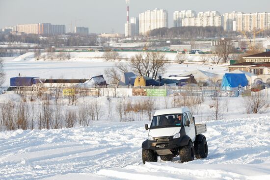Vezdekhod, exhibition of all-terrain vehicles