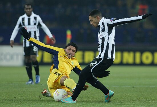UEFA Europa League. Metalist Kharkiv vs. Newcastle United