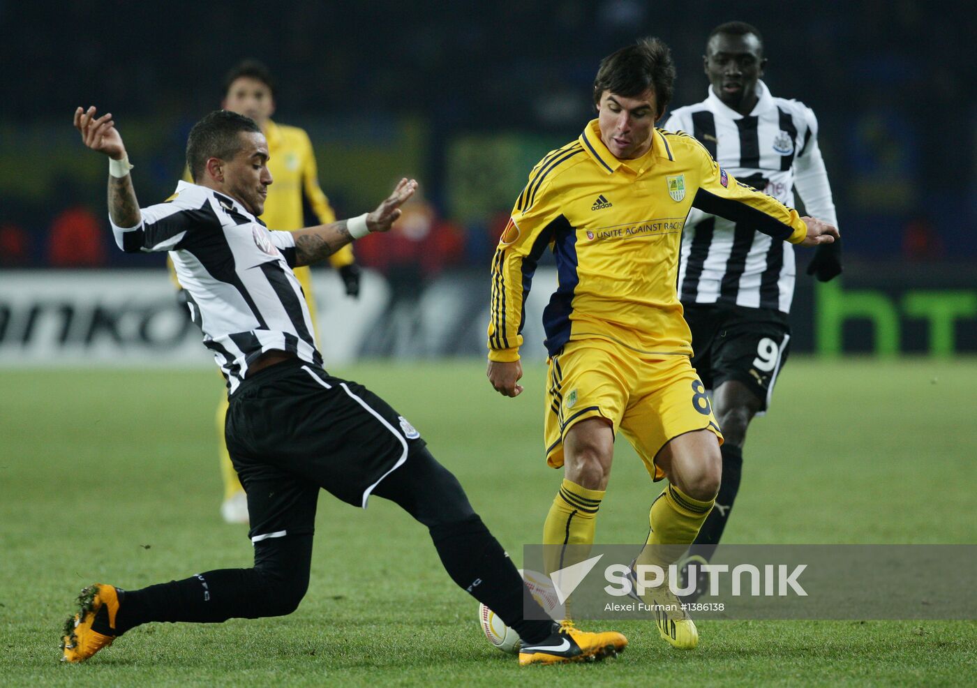UEFA Europa League. Metalist Kharkiv vs. Newcastle United