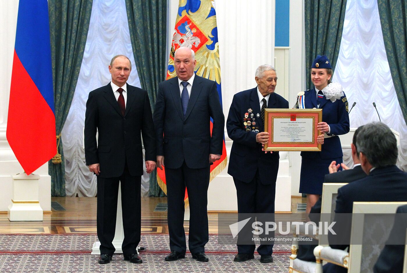 President Vladimir Putin presents state awards in Kremlin