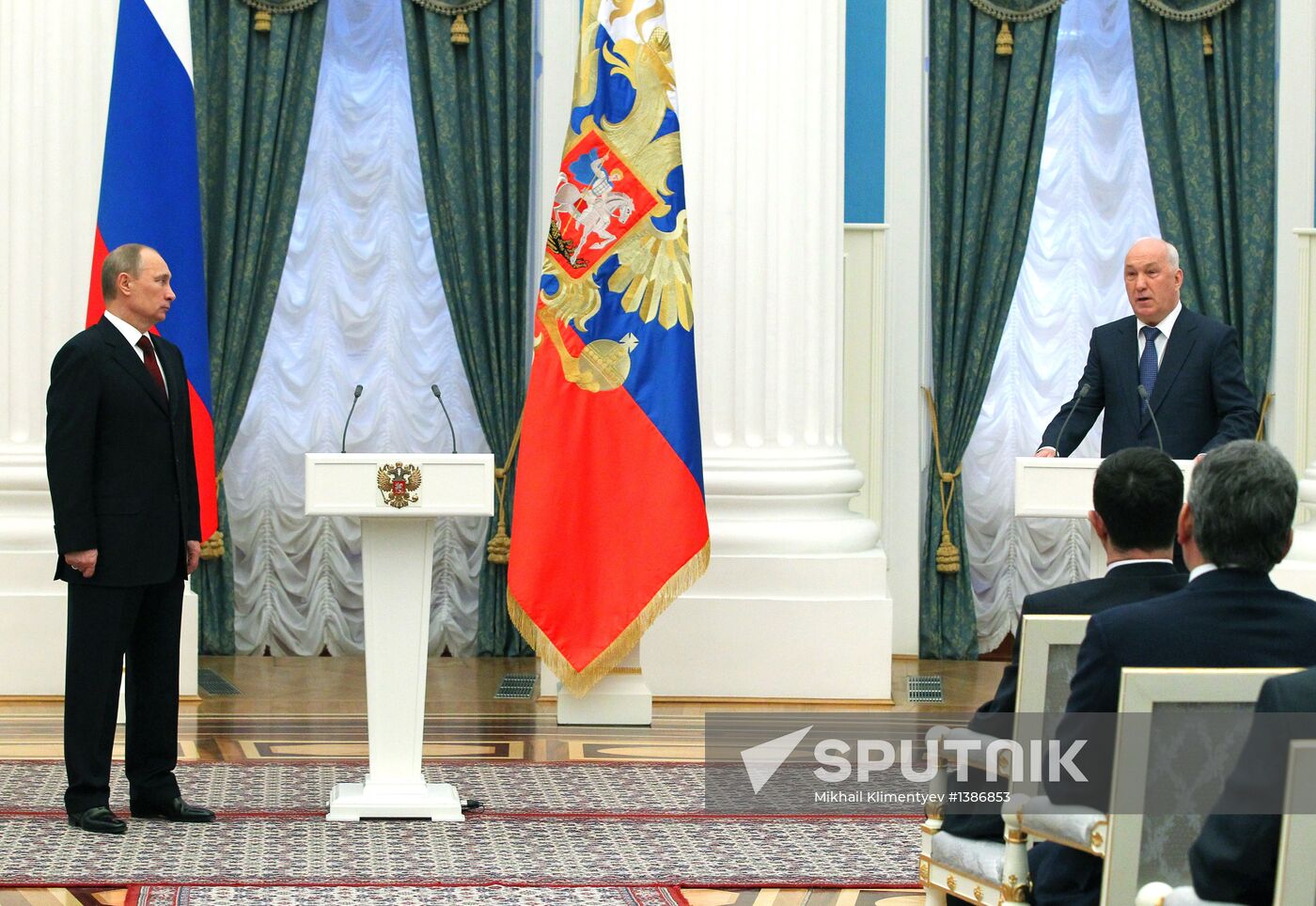 President Vladimir Putin presents state awards in Kremlin