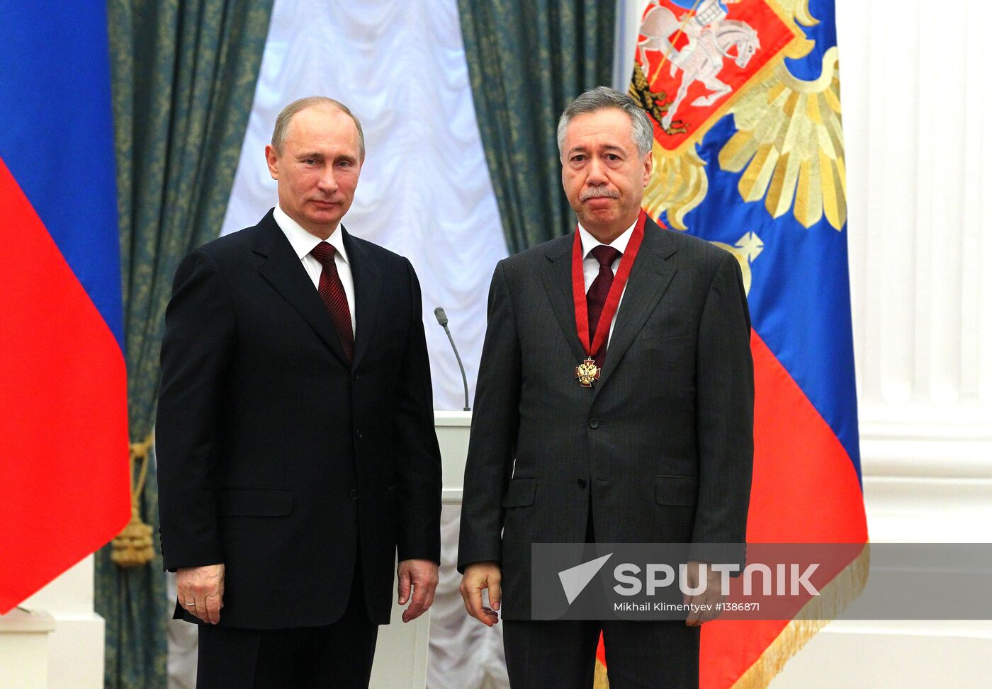 President Vladimir Putin presents state awards in Kremlin
