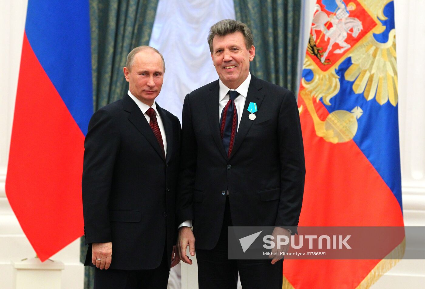 President Vladimir Putin presents state awards in Kremlin