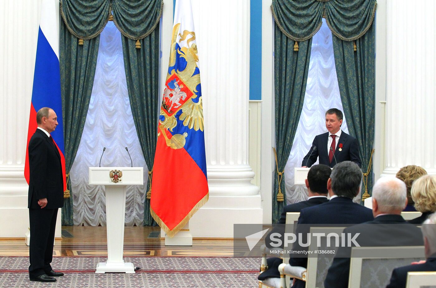President Vladimir Putin presents state awards in Kremlin