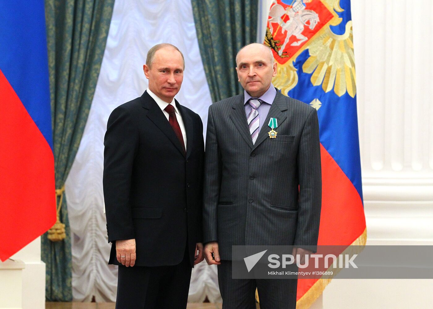 President Vladimir Putin presents state awards in Kremlin