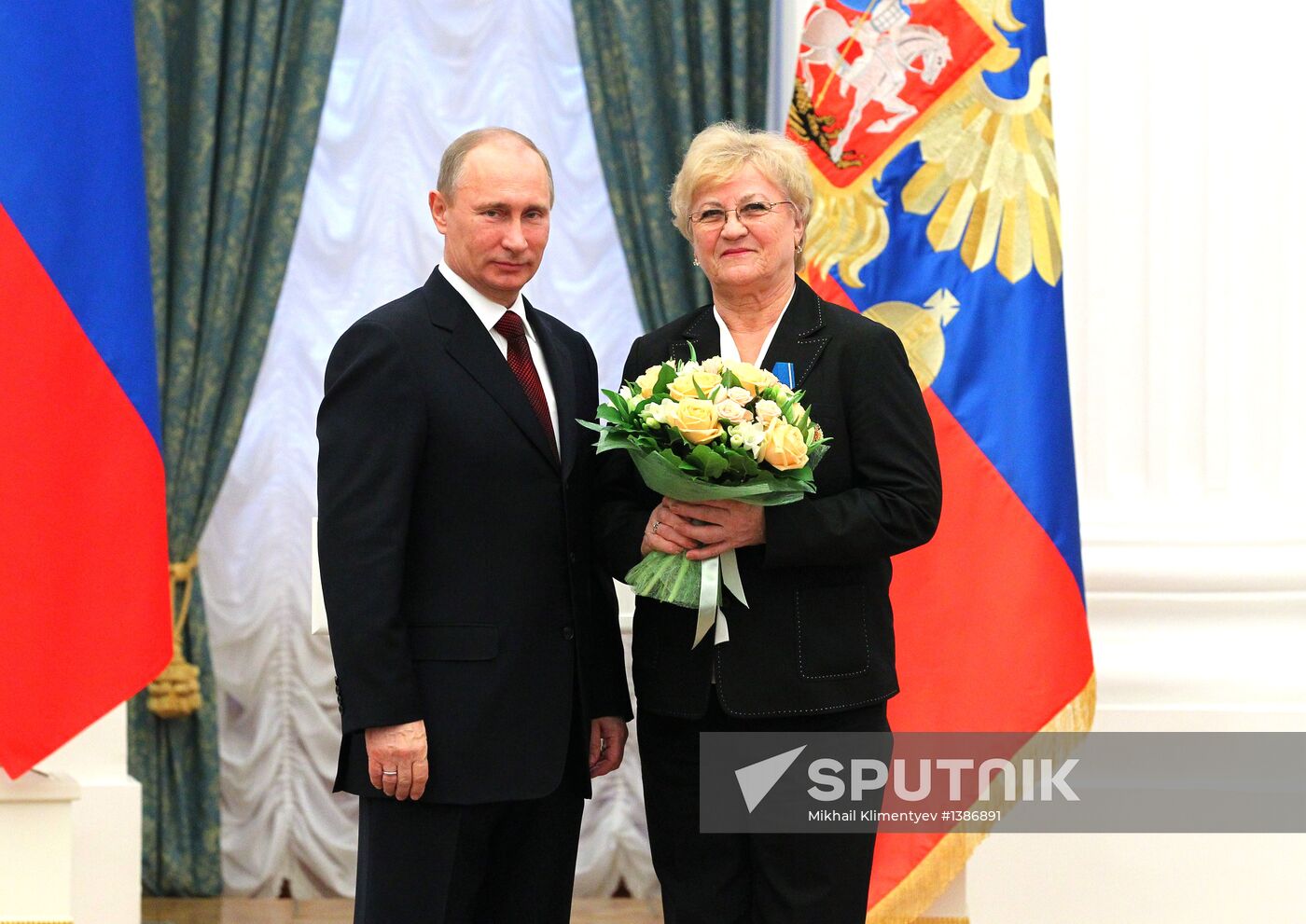 President Vladimir Putin presents state awards in Kremlin