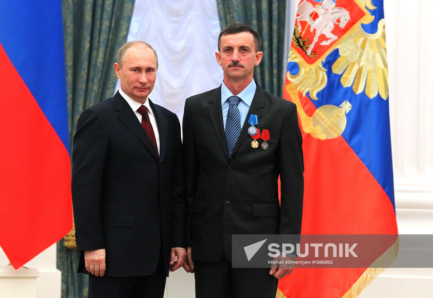 President Vladimir Putin presents state awards in Kremlin