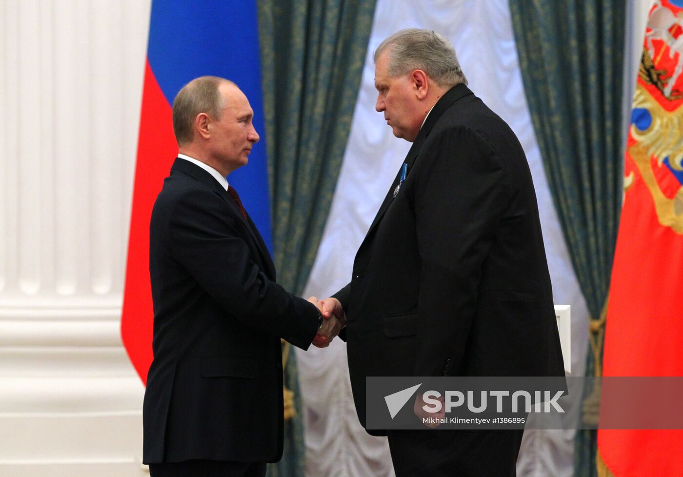 President Vladimir Putin presents state awards in Kremlin