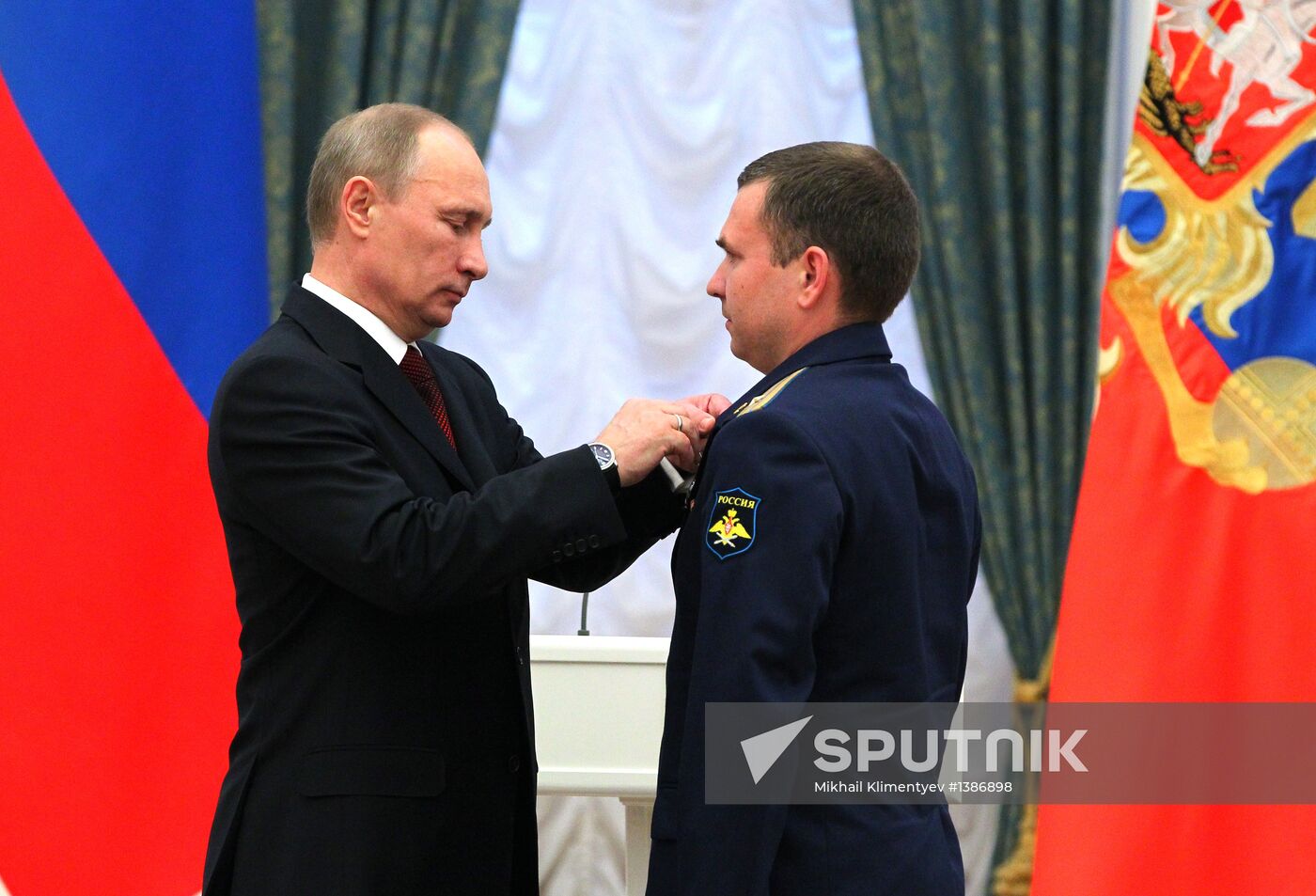 President Vladimir Putin presents state awards in Kremlin