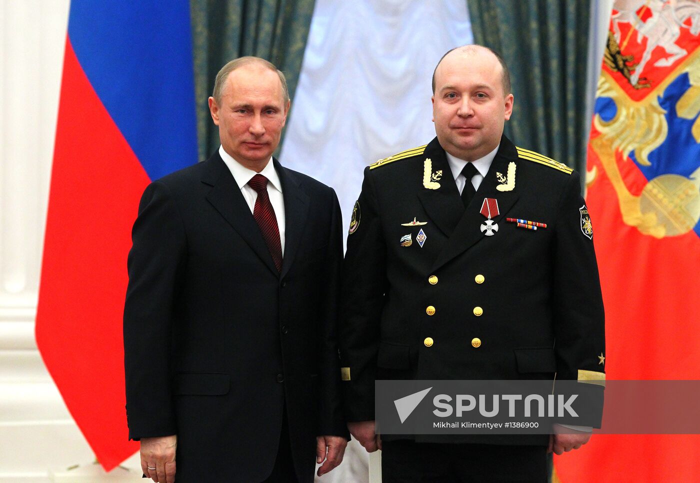 President Vladimir Putin presents state awards in Kremlin