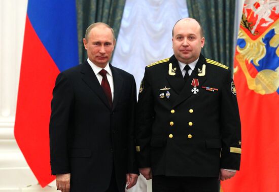 President Vladimir Putin presents state awards in Kremlin