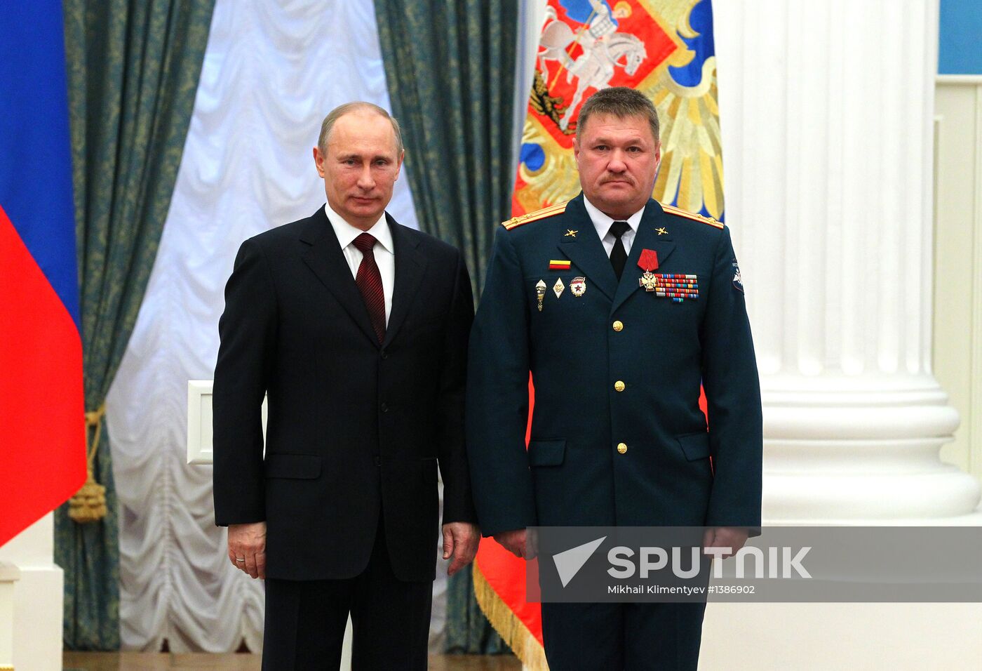 President Vladimir Putin presents state awards in Kremlin