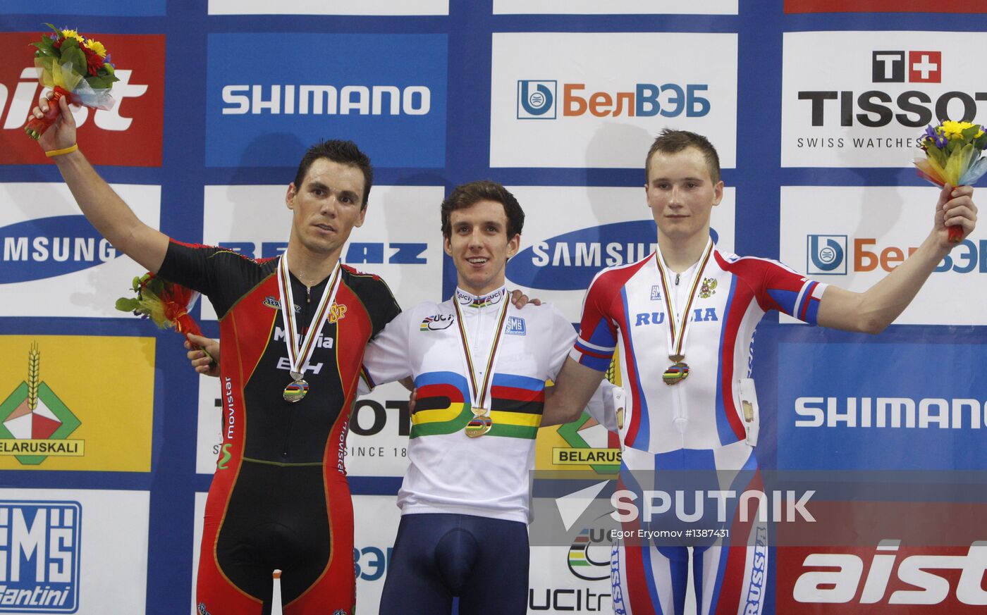 UCI Track Cycling World Championships. Day three